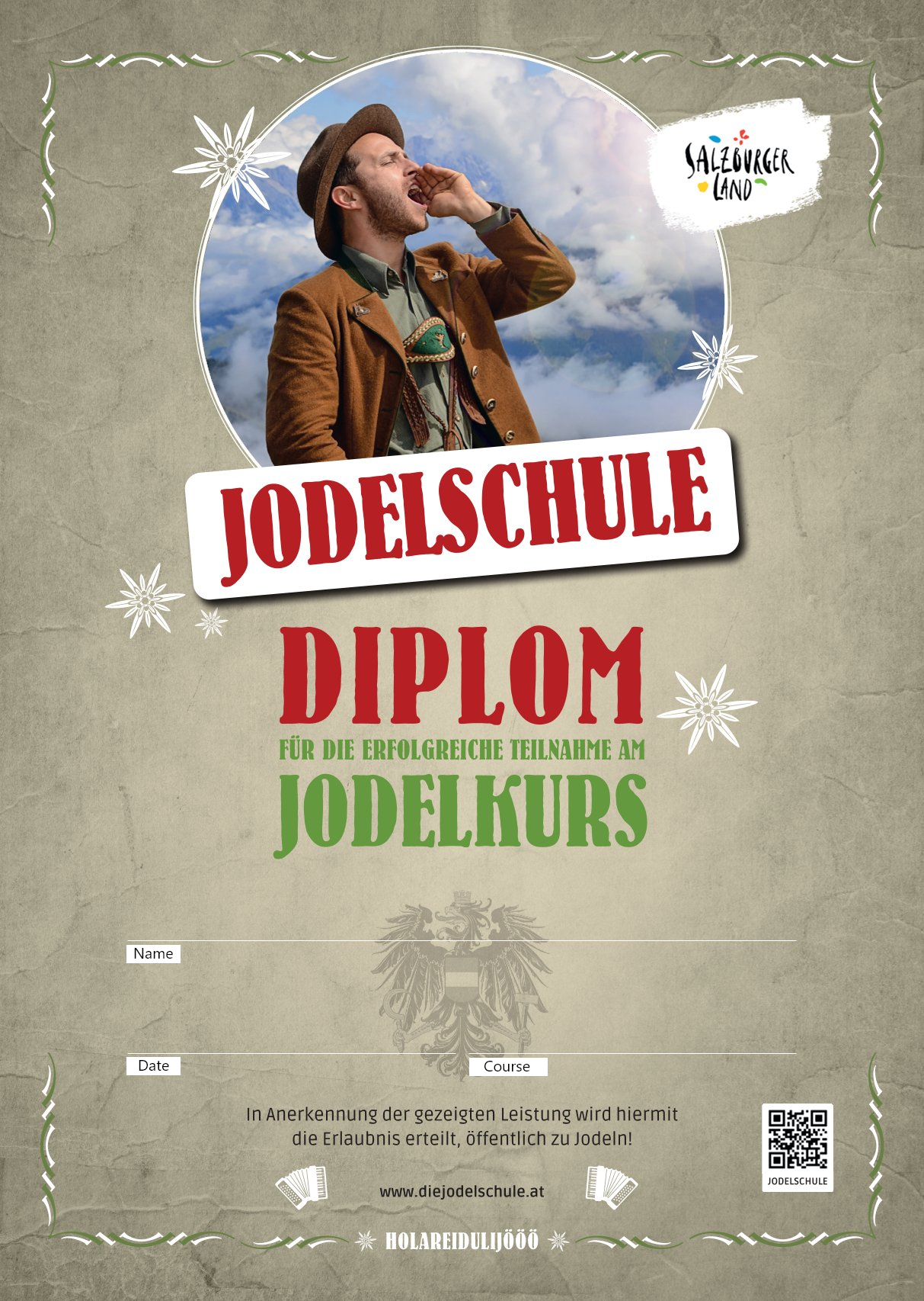 Diplom EN Jodel Diplom - Online Jodel Kurs